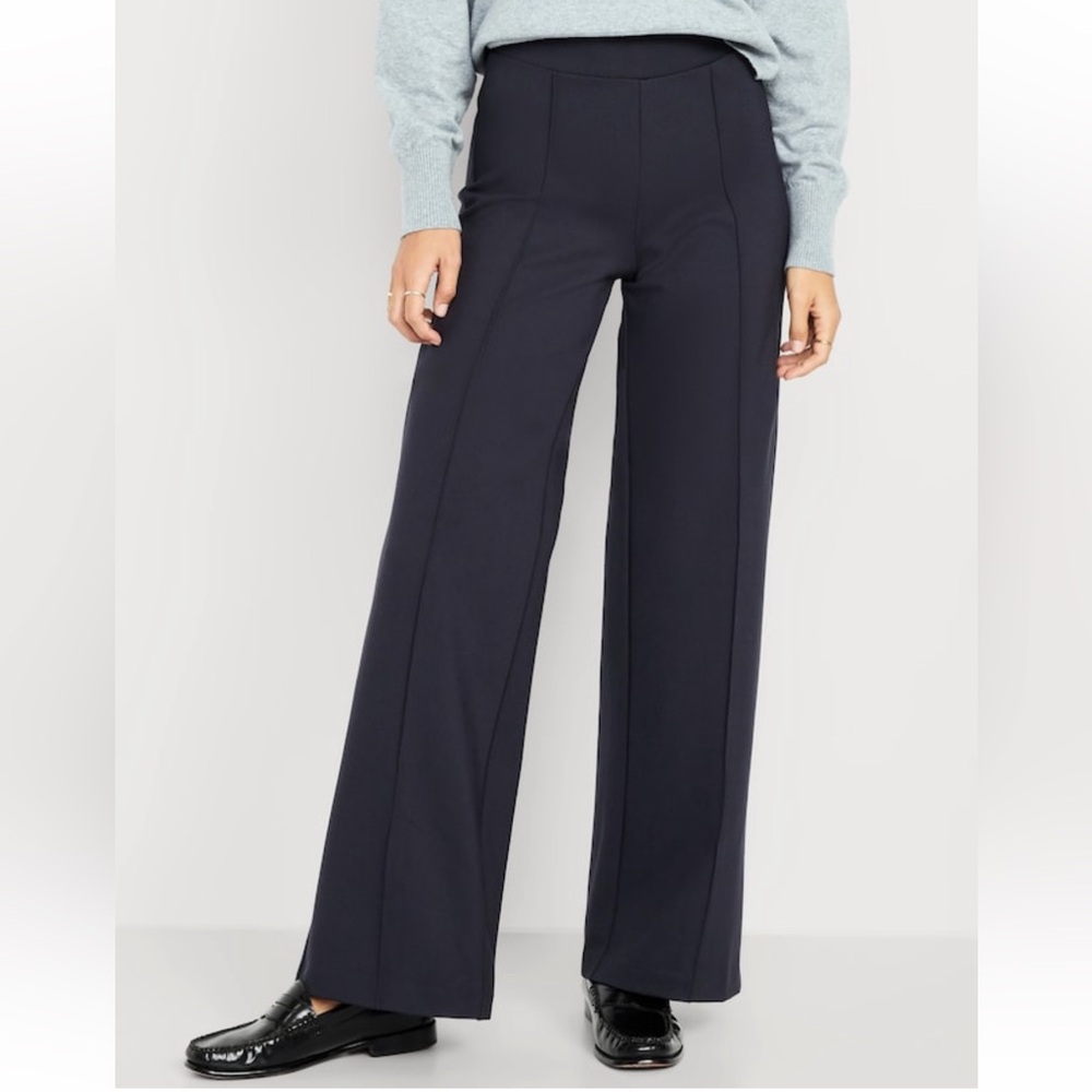 Old Navy Dark Blue Wide-Leg Pants